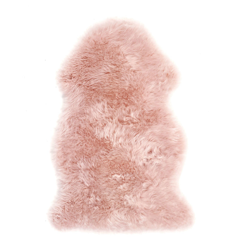 SHEEPSKIN RUG SINGLE PINK