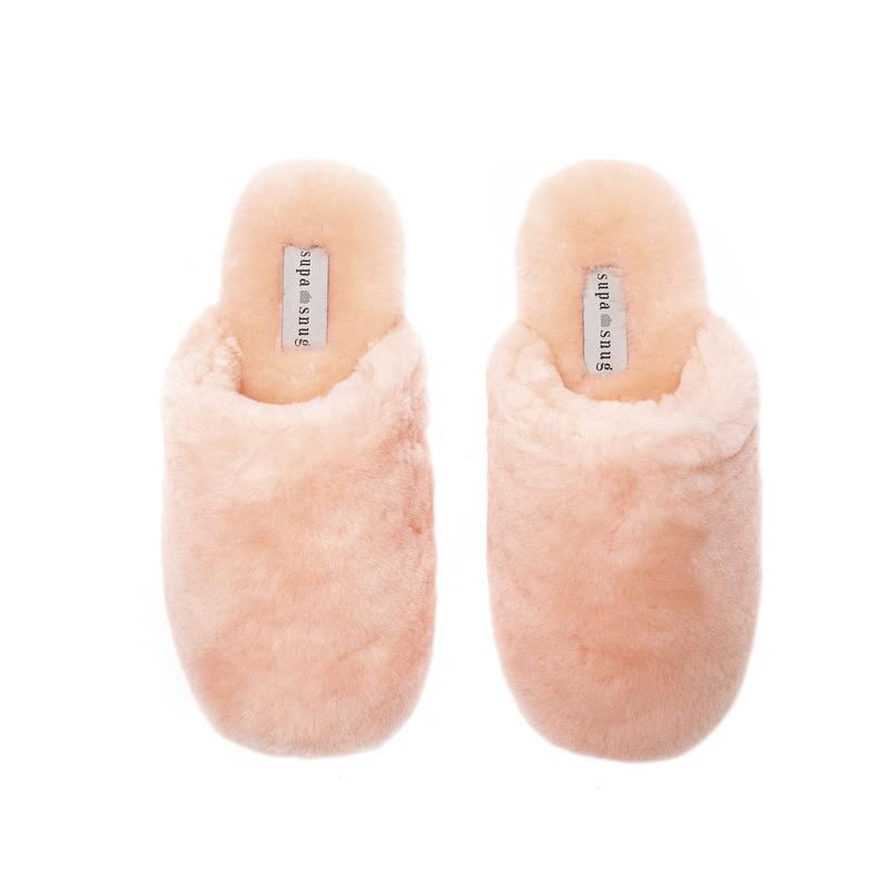 supasnug luxury pure sheepskin slipper natural