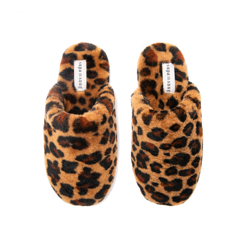 Animal print 2025 womens slippers