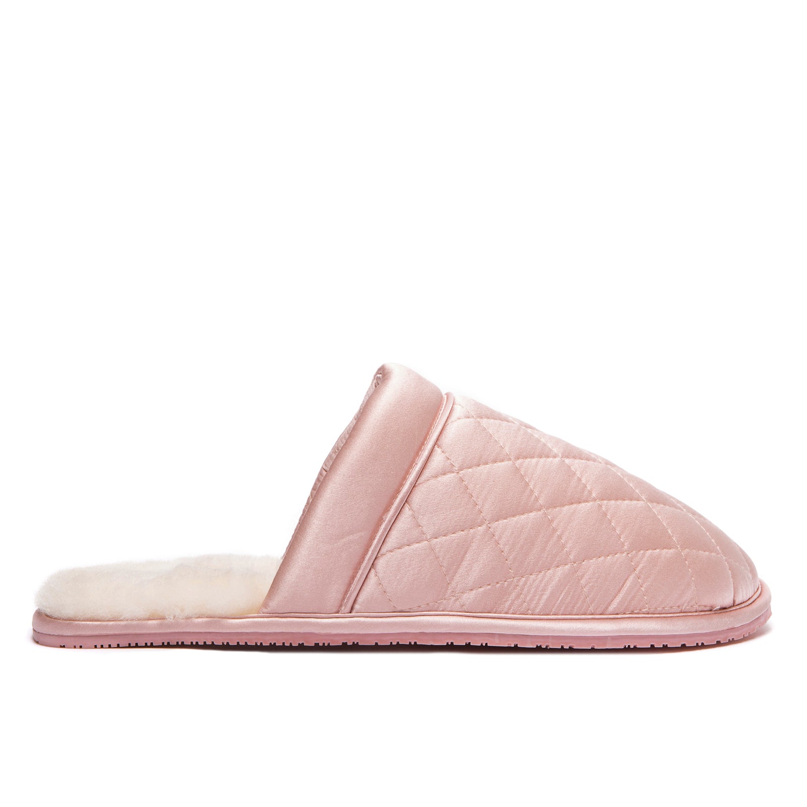 Supa Luxe Pink Pure Sheepskin Silk Womens Slippers – supasnug - Main Image