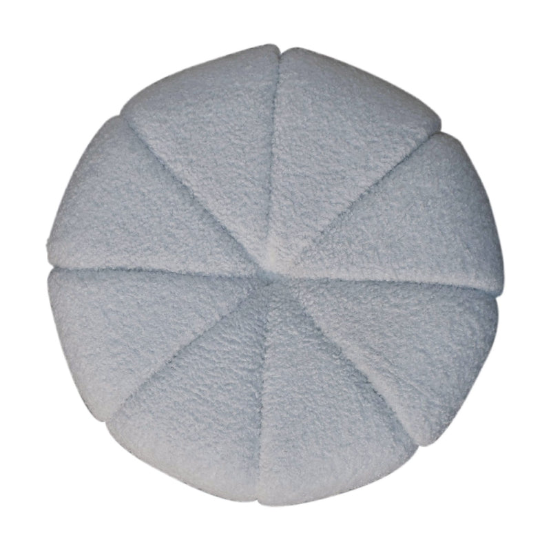 White Boucle Circus Footstool