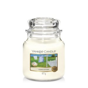 Yankee Candle Original Medium Jar Clean Cotton